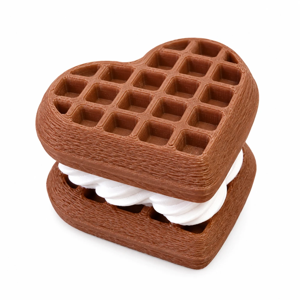 Heart waffle clicker